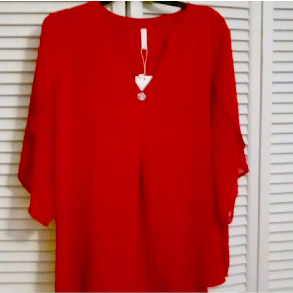 Sucolan White Blouses, Dressy V Neck Petal Sleeve Tunic Business Casual Tops